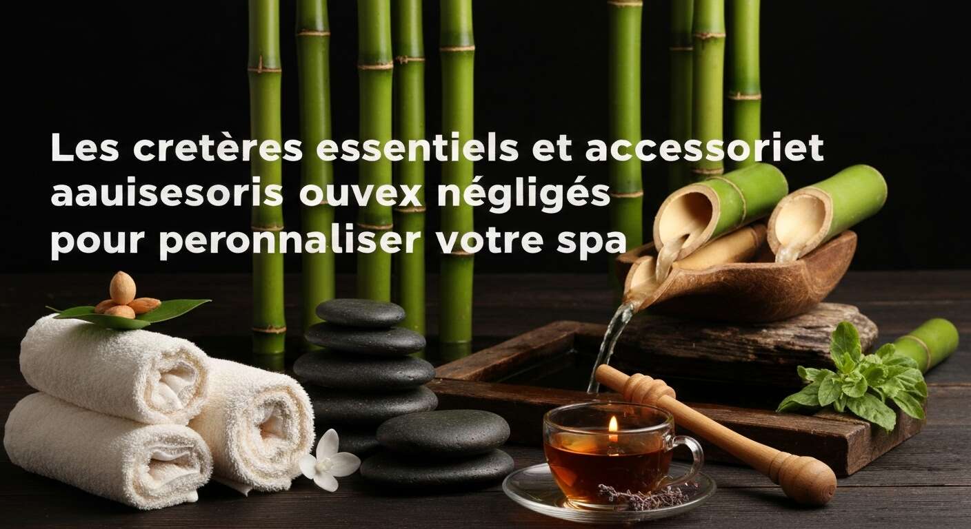 Options et accessoires pour personnaliser votre spa