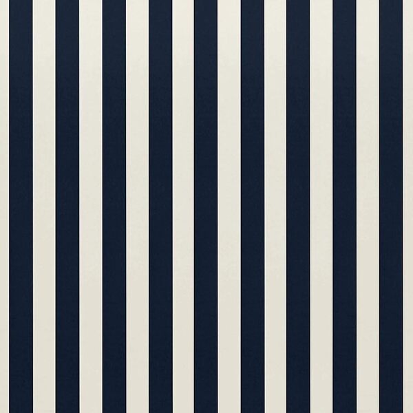 Resort Spa Home Decor Lot de 2 Intérieur/extérieur 50,8 cm Couvre-lit décoratif oreillers – Bleu Marine et Blanc à Rayures en Tissu