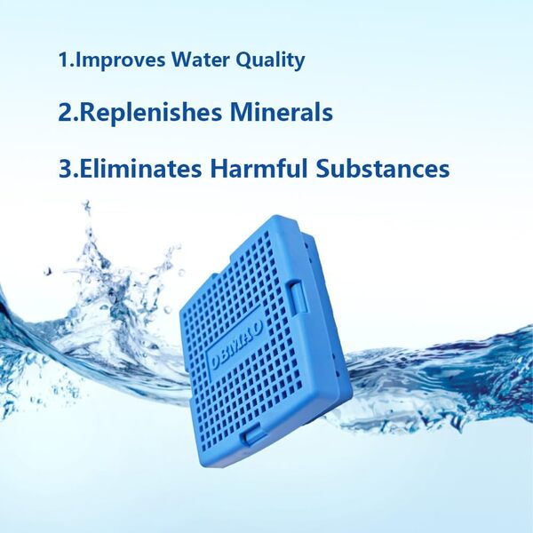 OBMAO Lot de 2 cartouches minérales pour spa Sundance, le filtre minéral peut nettoyer et clarifier l'eau du spa, filtre minéral à ions argent, dure 4 mois (lot de 2, bleu)