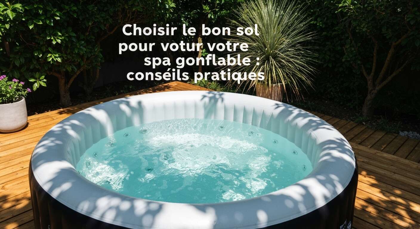 Emplacement id&eacute;al pour un spa gonflable