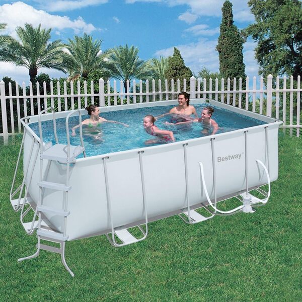 cadre exte'rieur piscine hors sol cm. 412x201x122h 56241