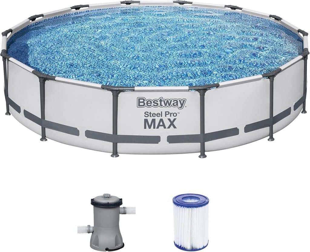 Test de la piscine hors-sol ronde Bestway Steel Pro Max 427 x 84 cm