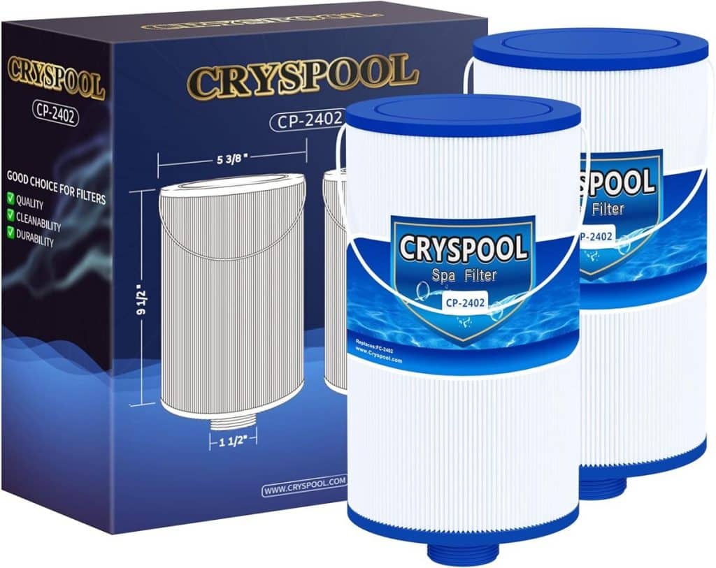 Test des filtres spa Cryspool MPT-Thread pour jacuzzi