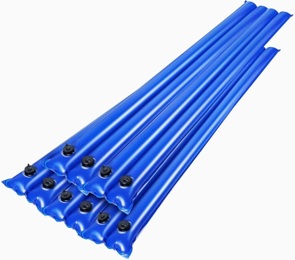 Test des sacs à eau doubles pour piscine en hiver