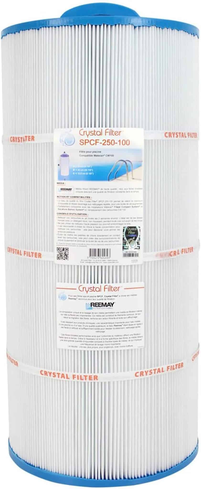 Test du filtre SPCF-250-100 Waterair® : efficacité maximale
