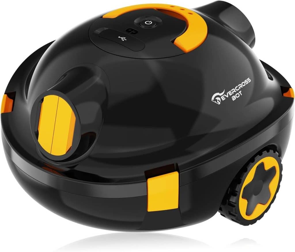 Test du robot piscine EVERCROSS BOT Y10 : performance sans fil et autonomie de 100 minutes