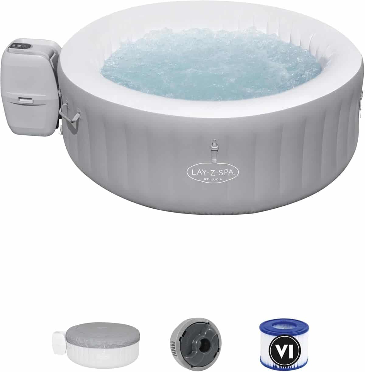 Test du spa Lay-Z-Spa St.Lucia AirJet