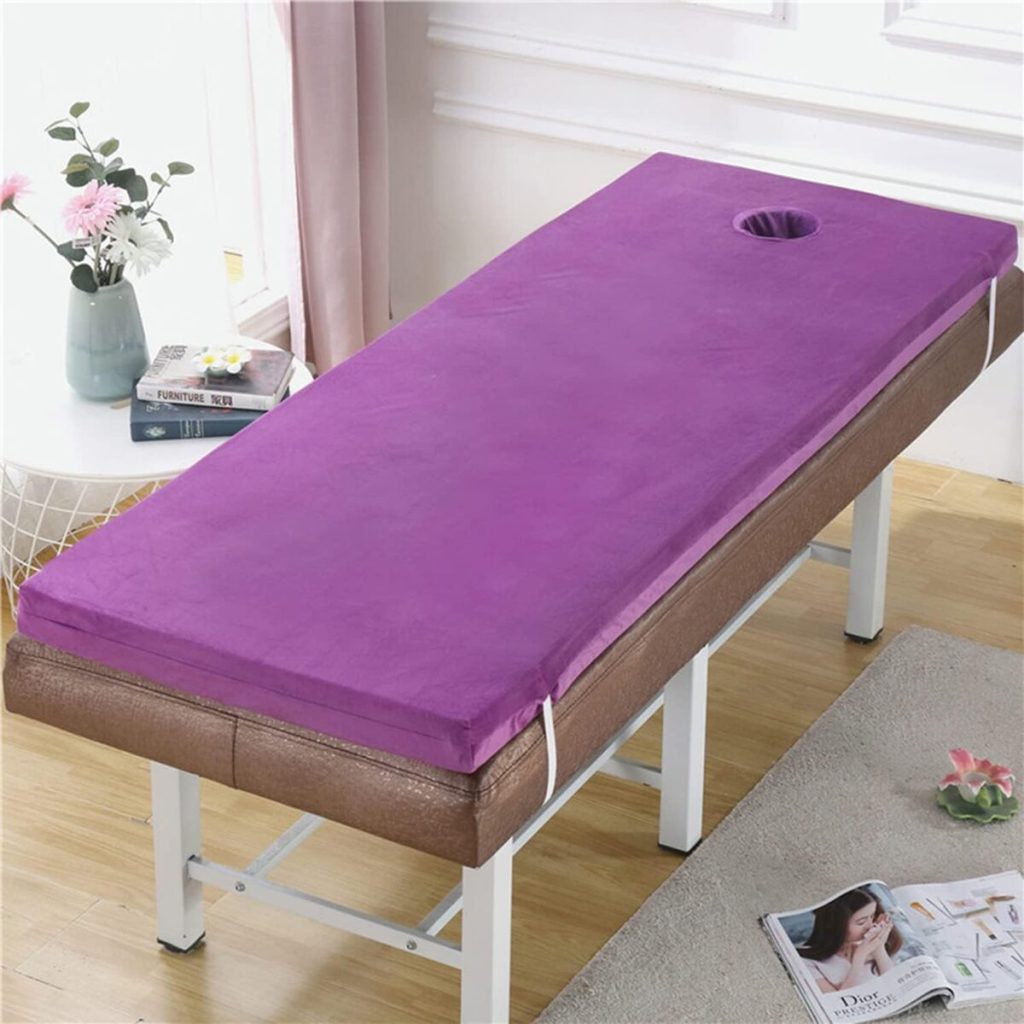 Test du surmatelas en mousse à mémoire carré violet 80x190 cm