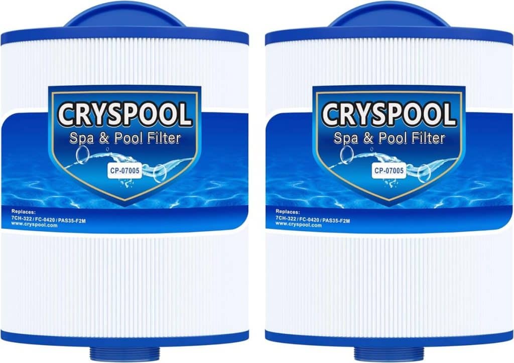 Test : filtres de spa Cryspool 7CH-322, lot de 2