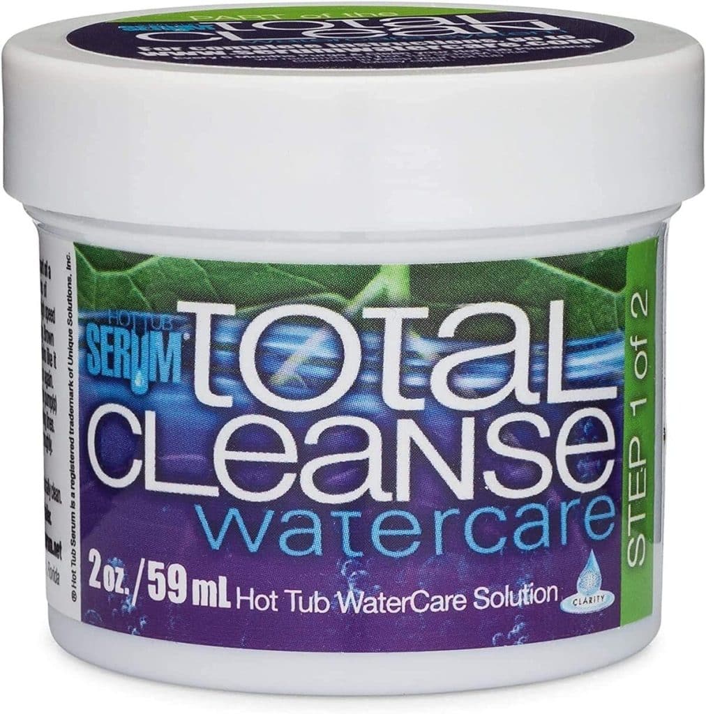 Test : hot Tub Serum Total Cleanse pour jacuzzi et spa 56, 7 g