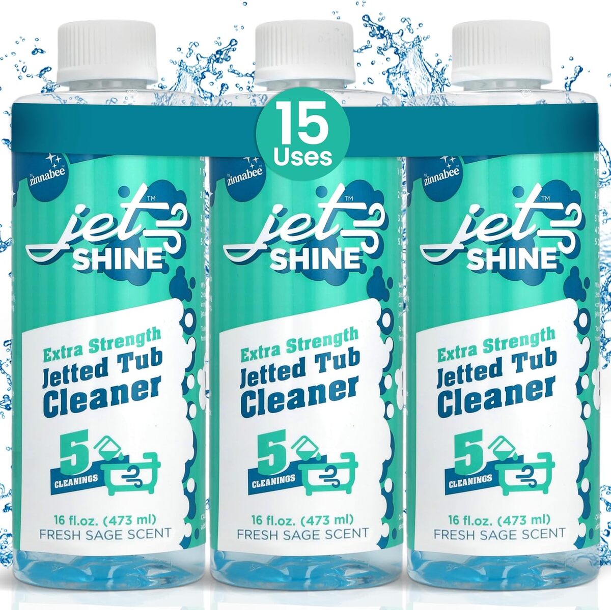 Test : nettoyants Zinnabee JetShine pour baignoires et jacuzzis – efficacité et sécurité