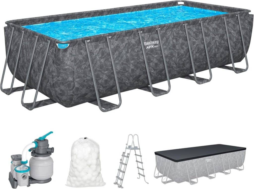 Test : piscine Bestway rectangulaire APX 365-549 cm