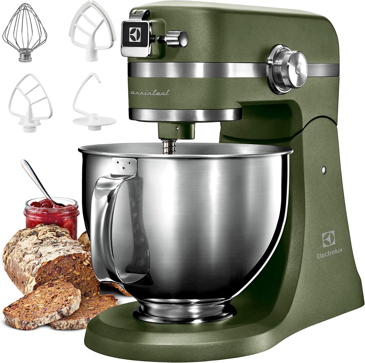 Test : robot pâtissier Electrolux Pétrisseuse vert