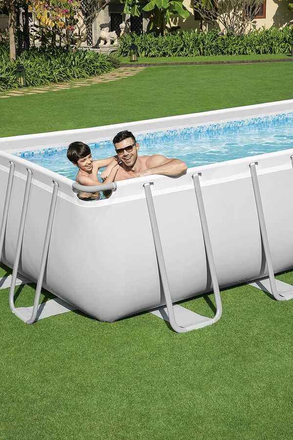 Bestway 56670 - Piscine hors sol rectangulaire, 58 x 129 x 37 cm