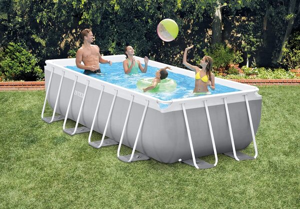 Intex 4M X 2M X 1M Prism Frame Rectangular Pool Set