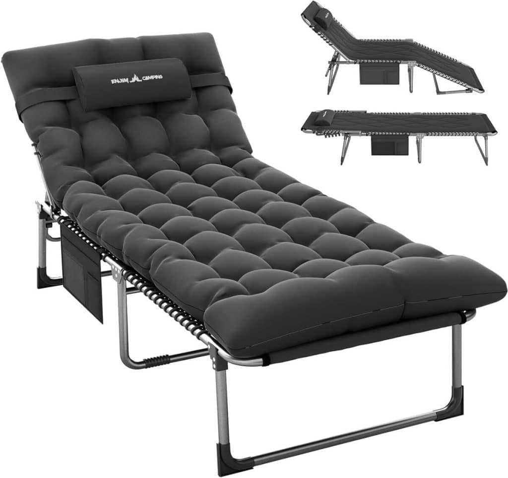 Test : chaise longue pliante UDPATIO pour jardin