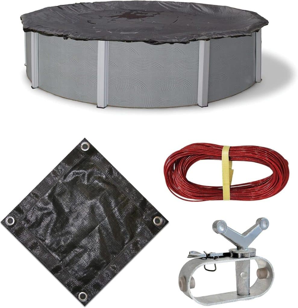 Test de la couverture robuste Blue Wave Defender pour piscine 28