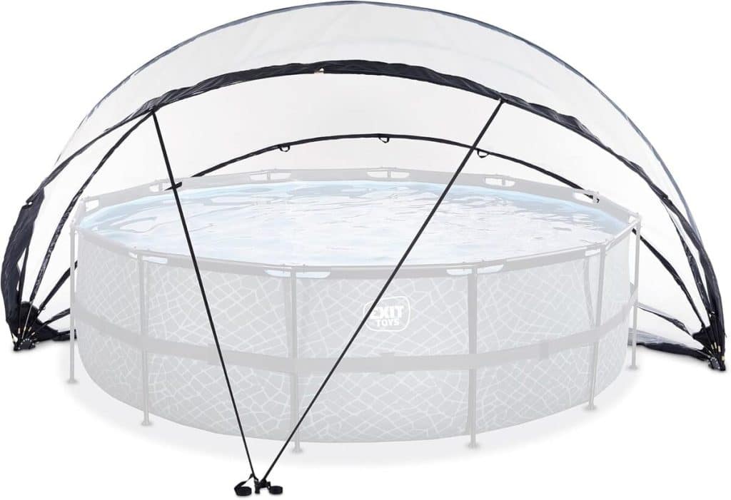 Test : dôme de piscine ECO EXIT Toys ø550cm, protection universelle