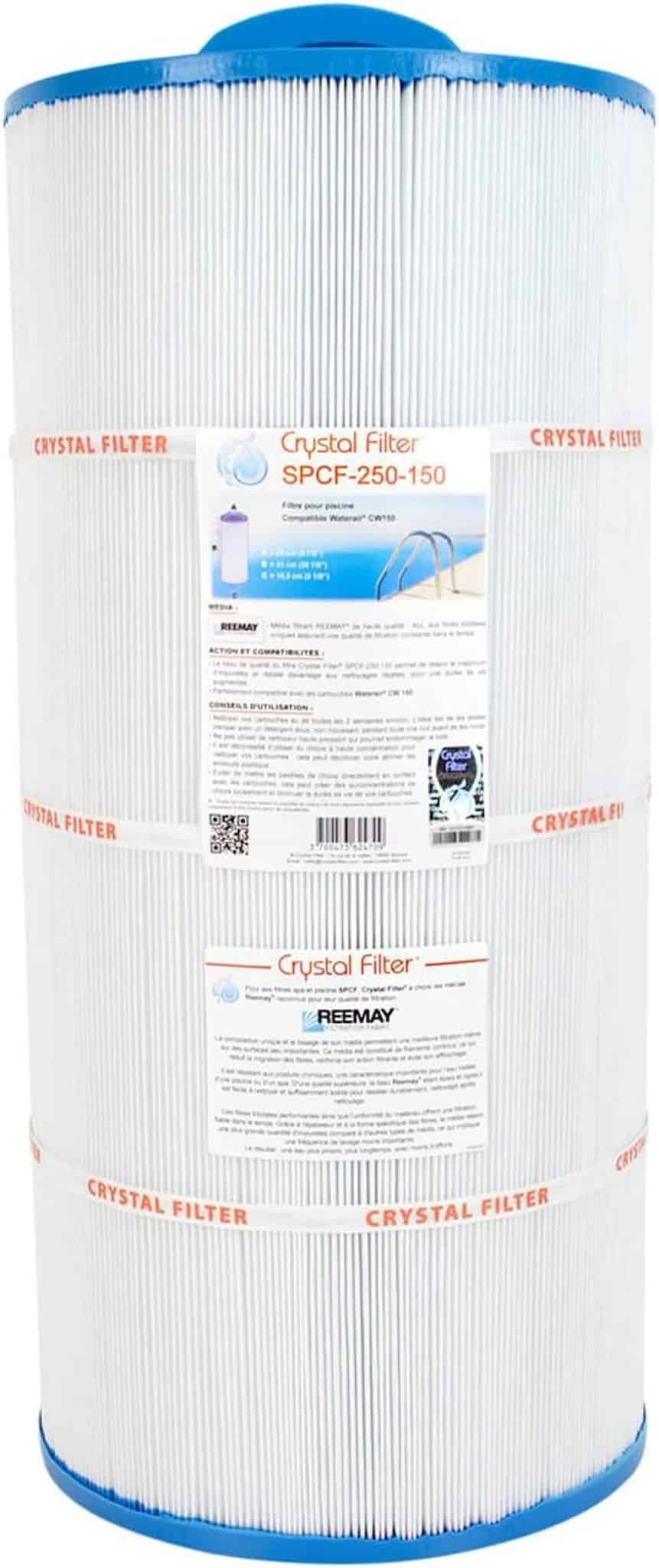Test du filtre Crystal Filter SPCF-250-150 : compatible avec Waterair CW 150