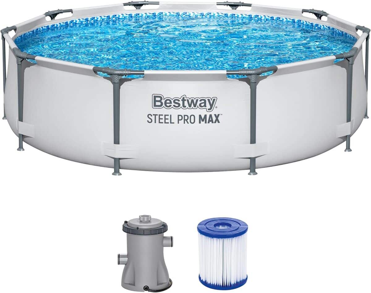 Test : piscine Bestway Steel Pro Max, efficacité et robustesse
