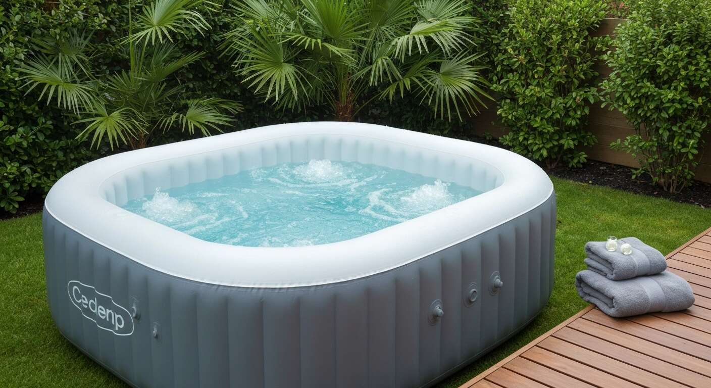 Co&ucirc;t initial et frais d'installation d'un spa gonflable