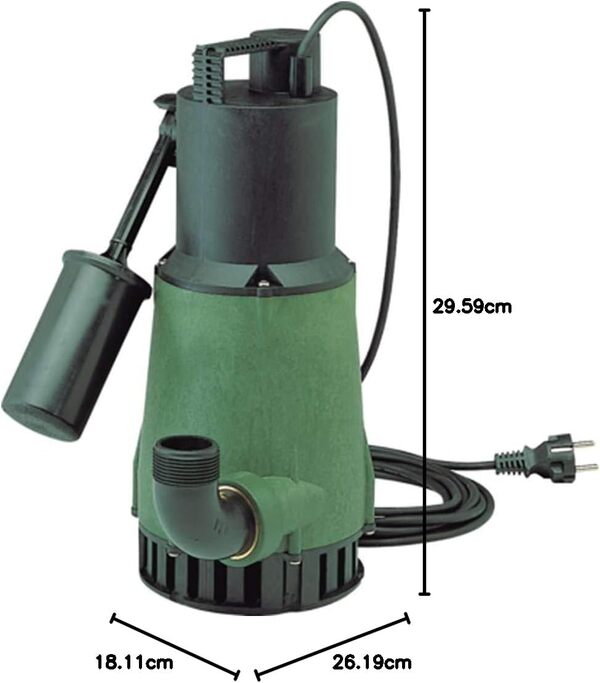 DAB NOVA 300 MA 0,30 HP - Pompe submersible avec flotteur pour l'évacuation de l'eau claire à usage domestique et résidentiel