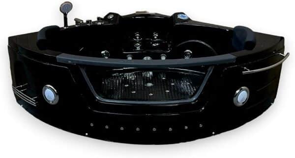 BAIGNOIRE BALNEO TOURBILLON MASSANTE Mykonos DOUBLE POMP 150x150cm CHROMOTHERAPIE