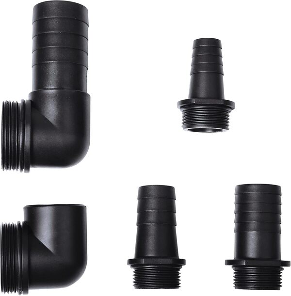 Einhell Pompe d’évacuation pour eaux chargées GC-DP 1020 N (1000 W, Profondeur d'immersion 5 m, Câble d‘alimentation 10 m, Corps en INOX, Livrée avec jeu d'adaptateurs universel)