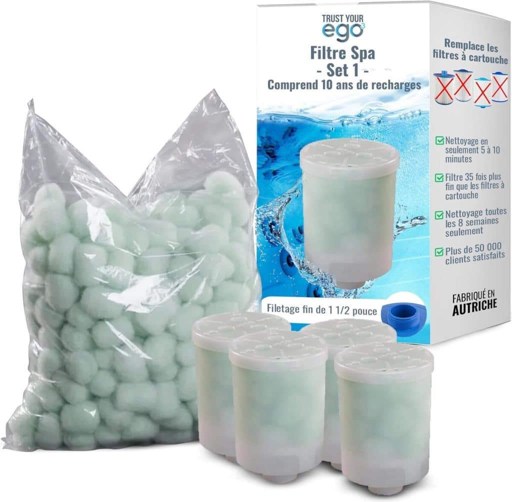 Test du kit filtre spa EGO3 : efficacité et durabilité