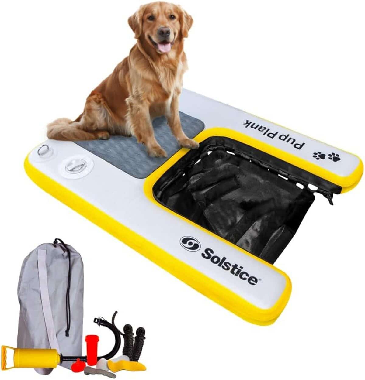 Test : solstice mini bâche gonflable pour chiot, la rampe d'eau idéale