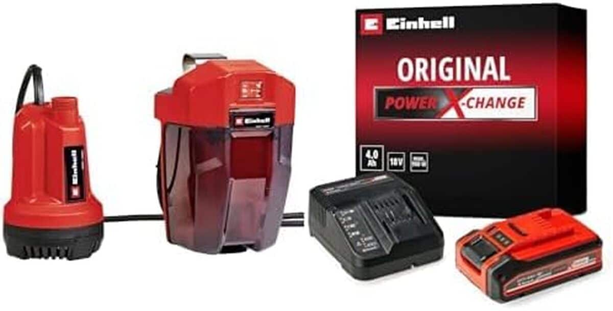 Test de la pompe Einhell GE-SP 18 Li-Solo : performance sans fil