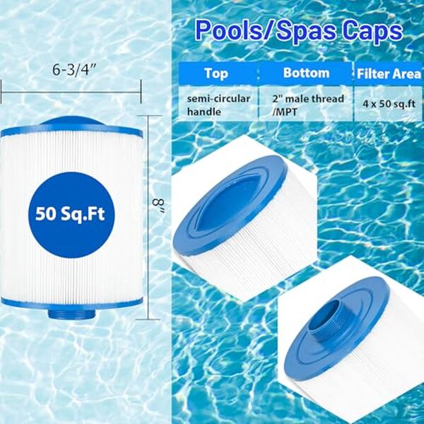 Découvrez comment les cartouches filtrantes HANXER Pas50SV-F2M améliorent la qualité de l'eau de votre spa et offrent une expérience de détente incomparable