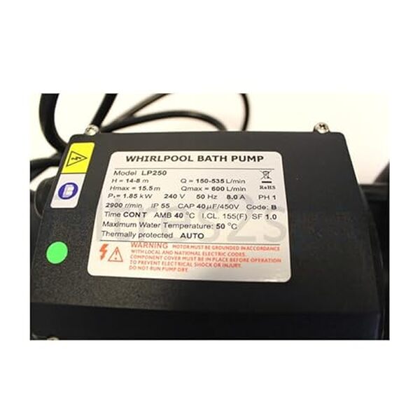 Découvrez notre test complet de la pompe spa LP250 Whirlpool 2.5HP 1 vitesse : performance, efficacité et conseils d'utilisation pour votre spa.