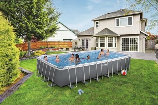 Découvrez notre test détaillé de la piscine hors sol Power Steel™ 732x366 : installation, avis, avantages et conseils d'entretien pour un été réussi dans votre jardin