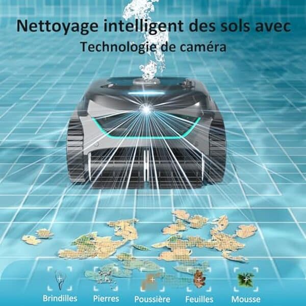 Découvrez le robot de piscine WYBOT C2 Vision AI : performance, technologie innovante et nettoyage efficace pour une piscine toujours impeccable.