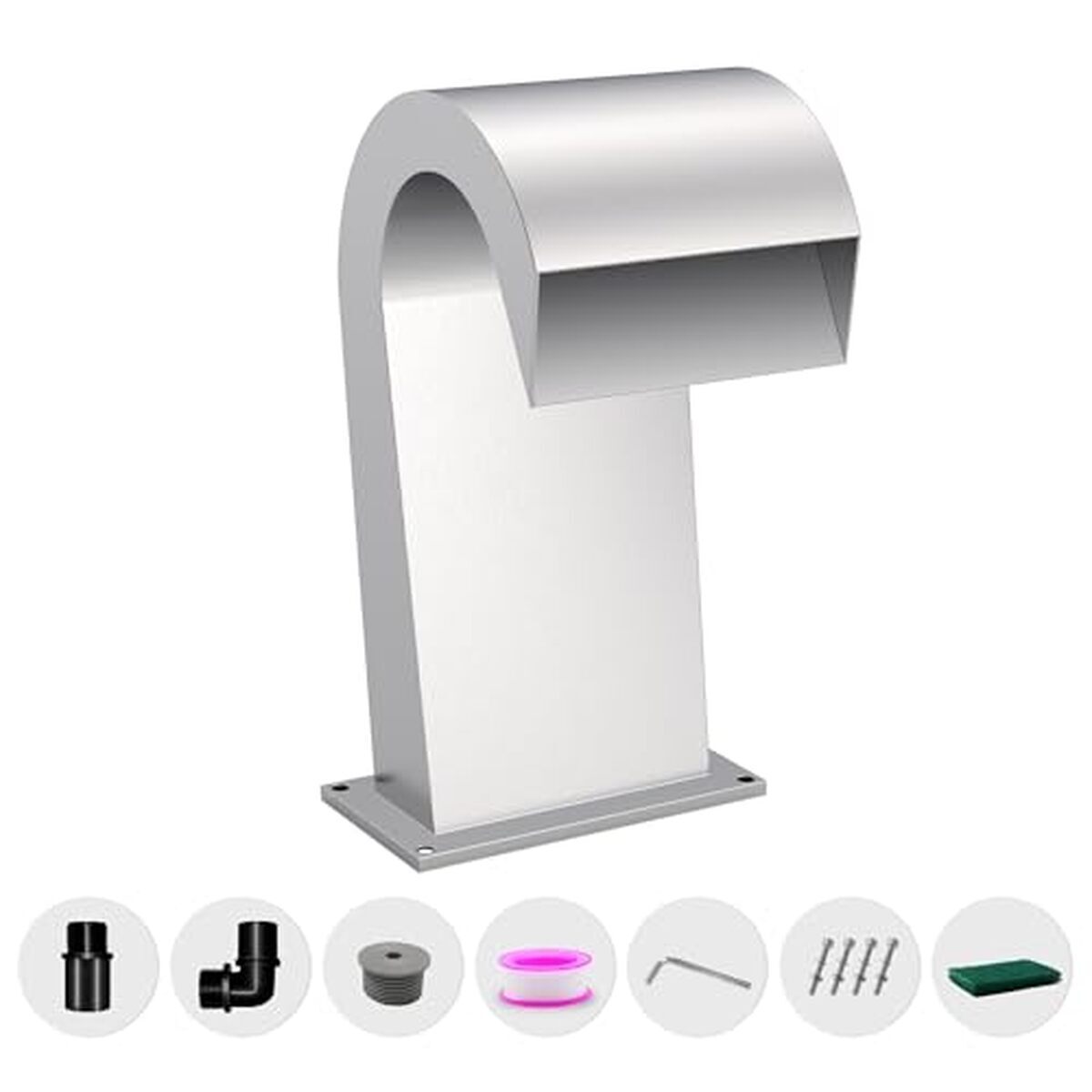 Avis sur la fonteine LONGRUNNEW : cascade en S inoxydable