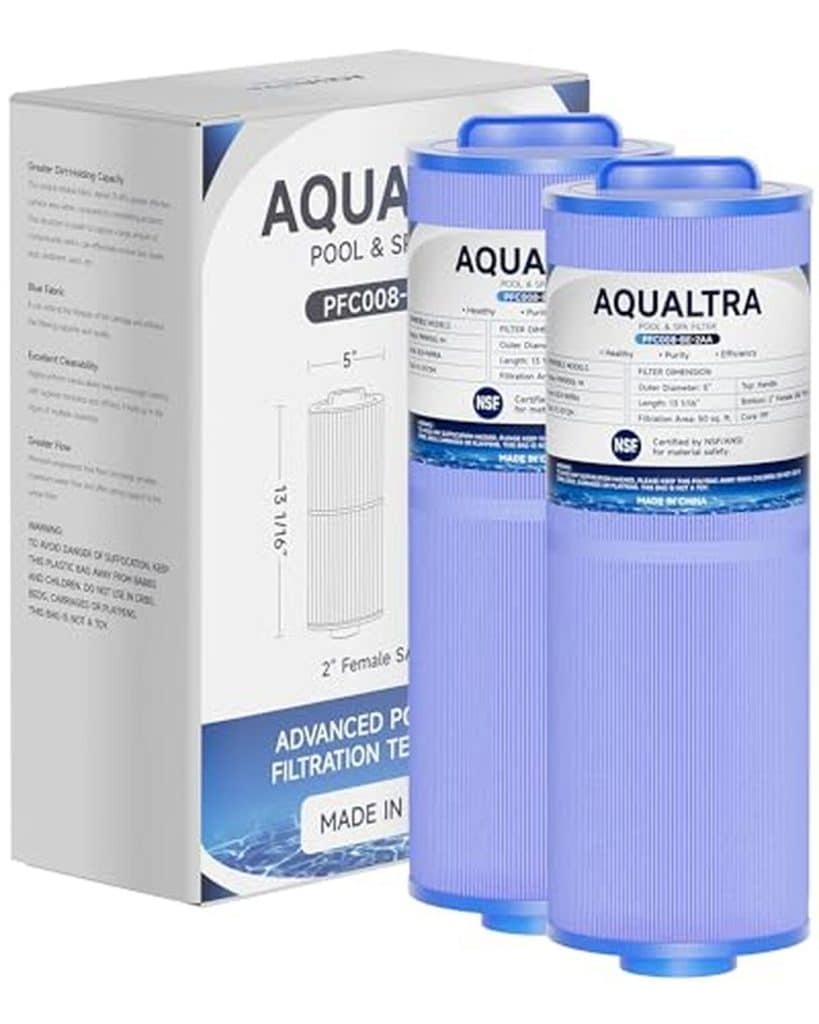 Comparatif des filtres de spa Aqualtra pour remplacer 50 modèles