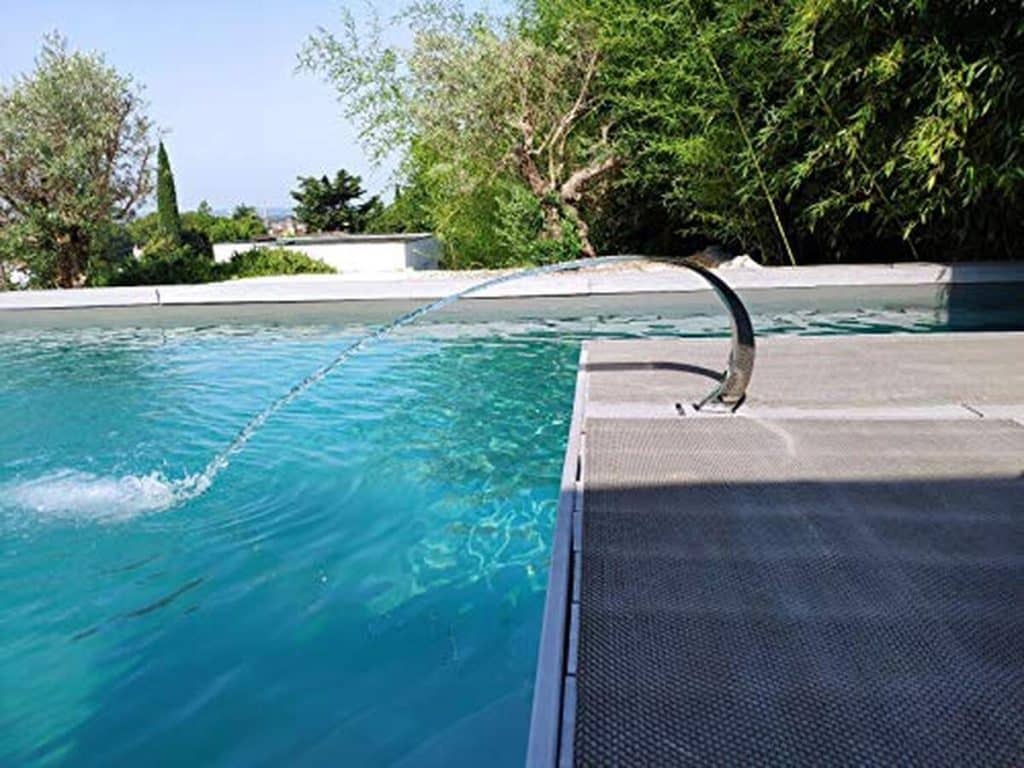 Mini cascade inox style cobra de 35 cm pour fontaine : test et avis