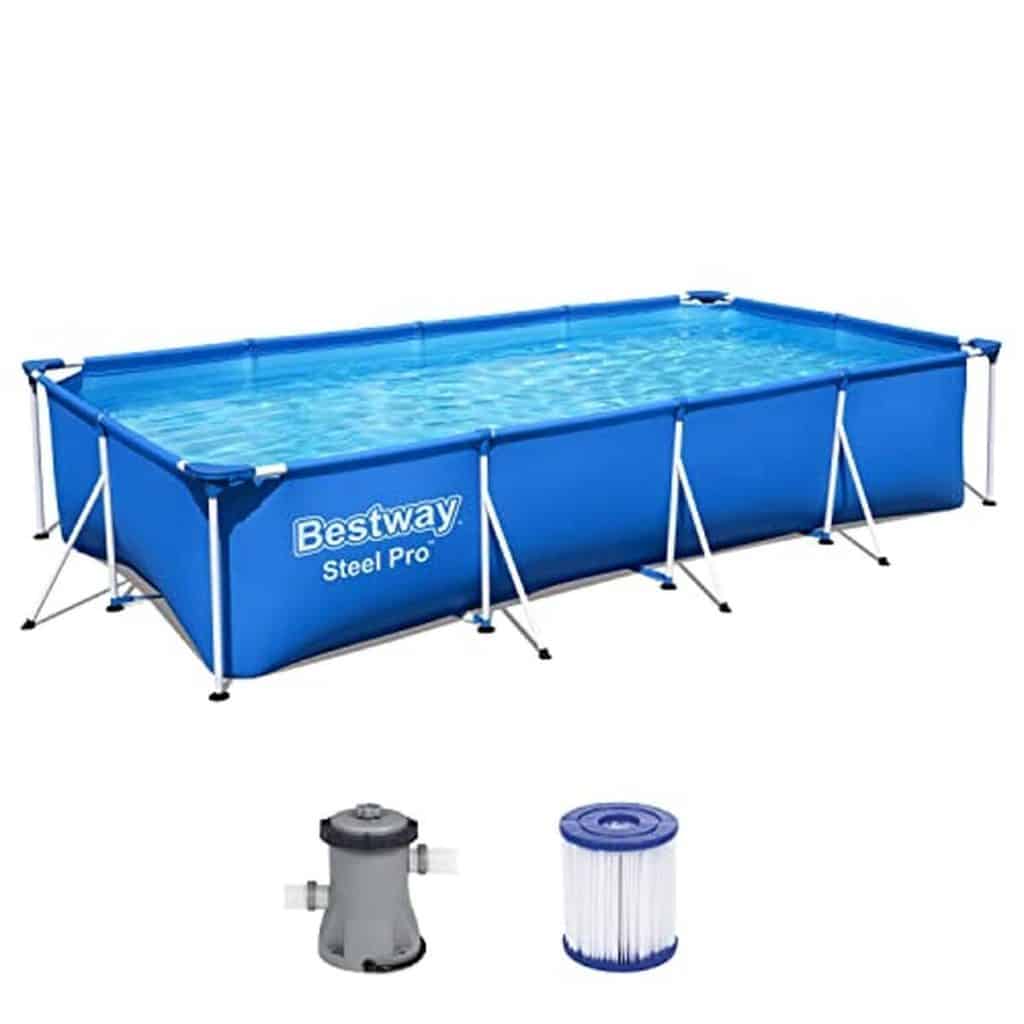 Test Bestway Steel Pro : piscine enfant avec cadre acier et pompe filtrante