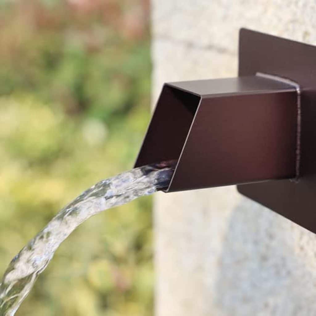 Test du déflecteur de fontaine Pondo acier inoxydable 316