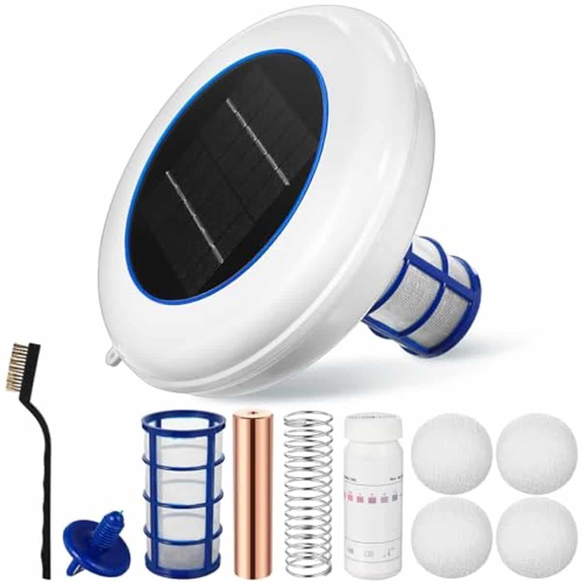 Test du purificateur d'eau solaire Qualirey pour piscine