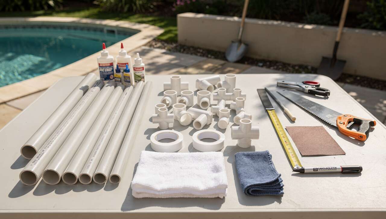 Changement du circuit d'aspiration de piscine