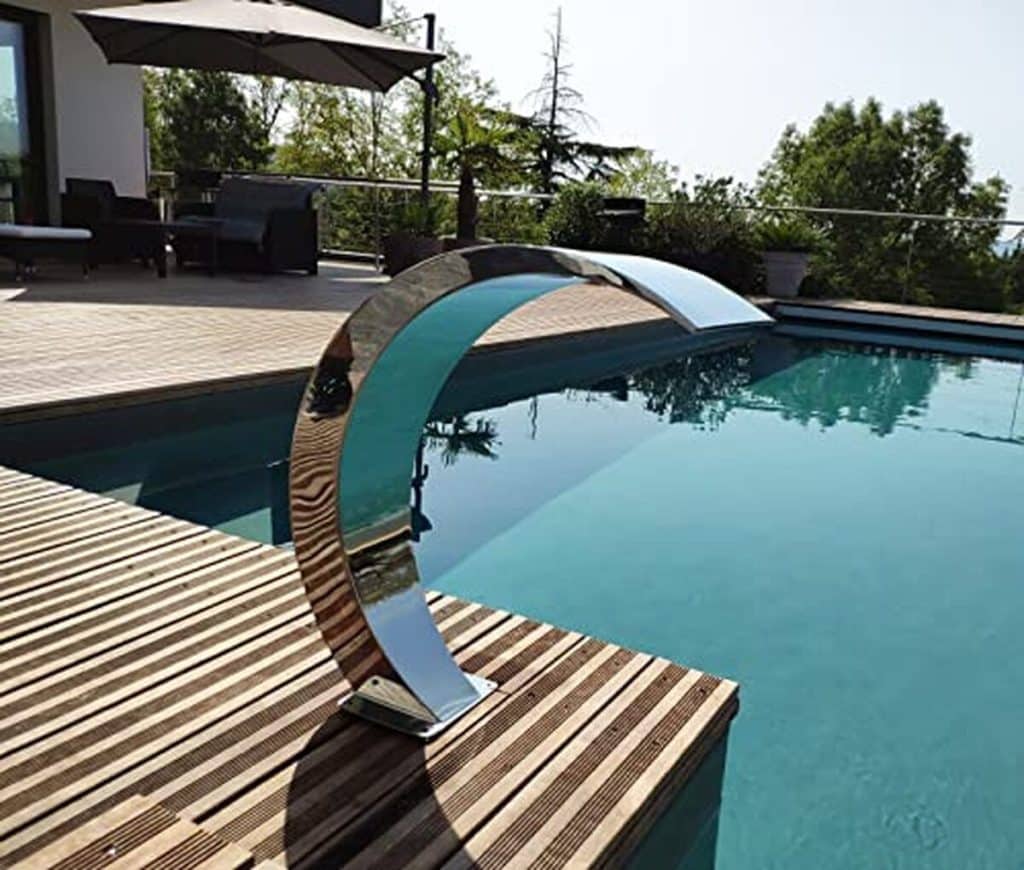 Test de la fontaine piscines Cascades-Inox modèle Cobra 65 cm