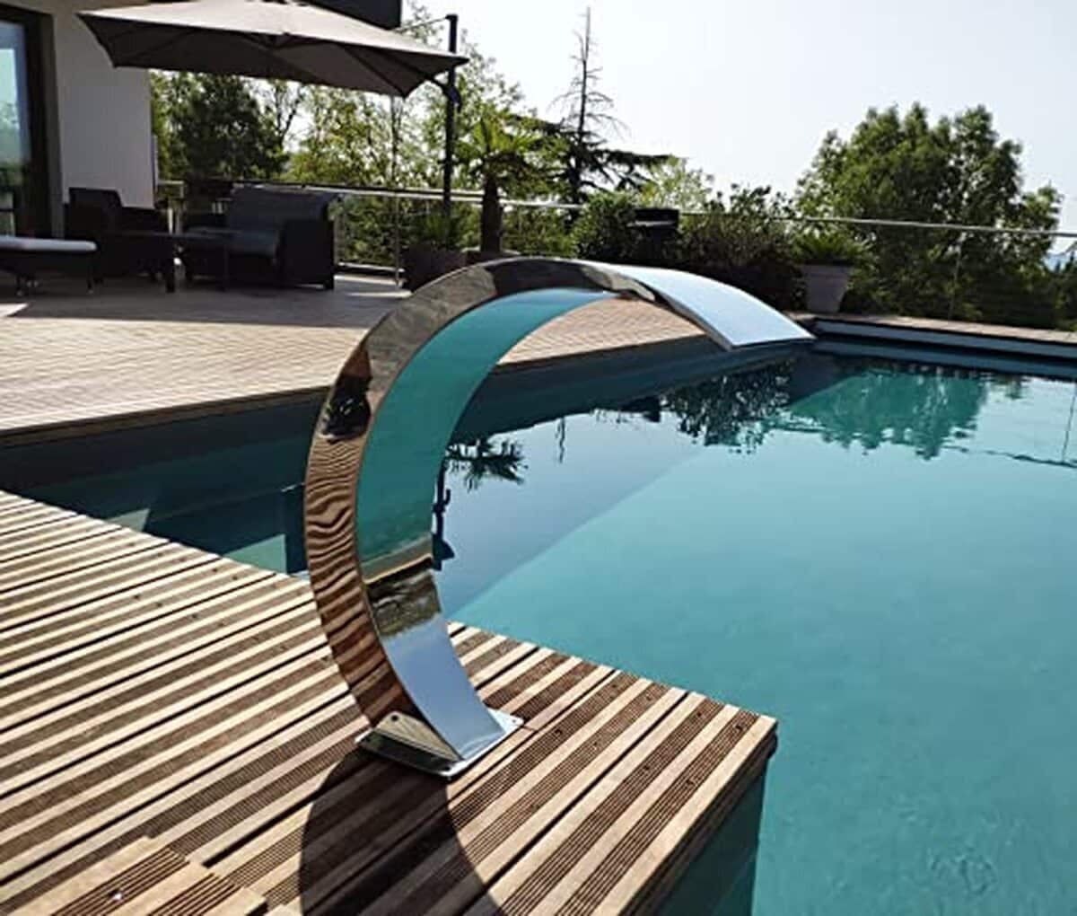 Test de la fontaine piscines Cascades-Inox modèle Cobra 65 cm