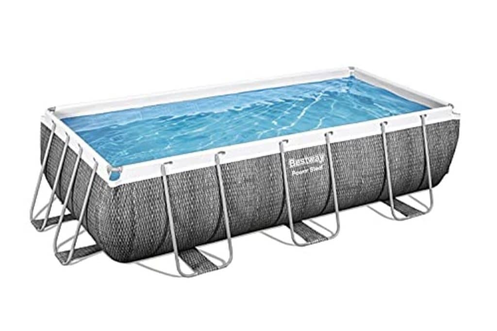 Test de la piscine Bestway Power Steel 404 x 201 x 100 cm aspect rotin