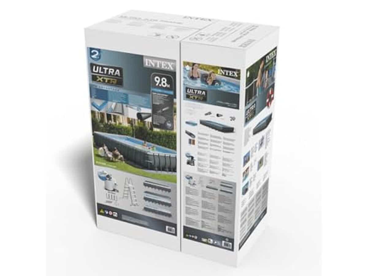 Test de la piscine Intex Ultra XTR rectangulaire tubulaire 9, 75 x 4, 88 m