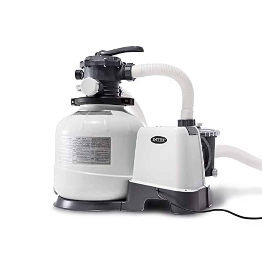 Test du filtre à sable Intex sx2800 : performance pour piscine jusqu'à 56m3