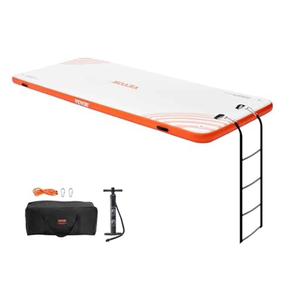 Test du quai flottant gonflable VEVOR : plateforme antidérapante idéale pour l'été