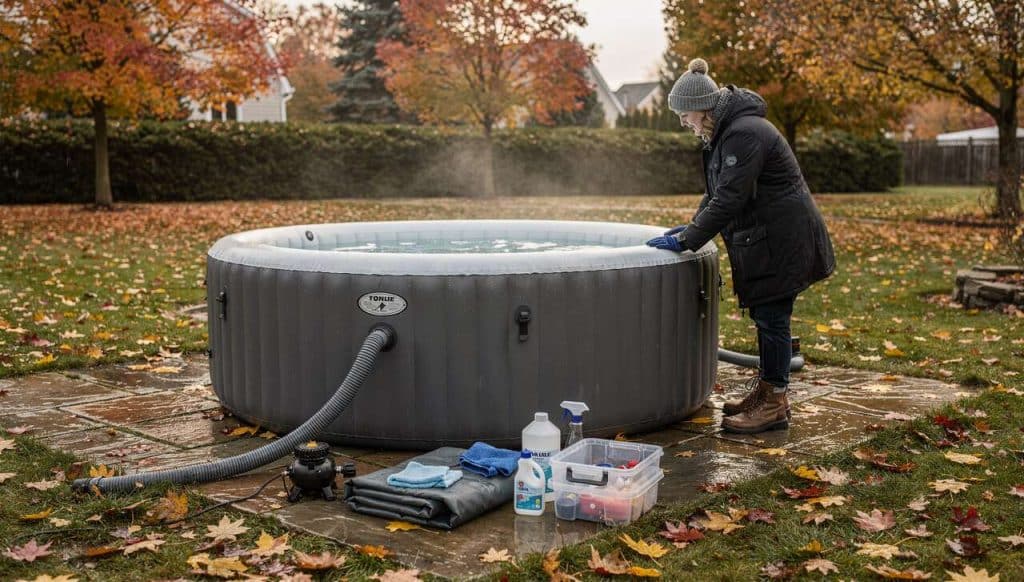 Préparer l'hivernage de son spa gonflable