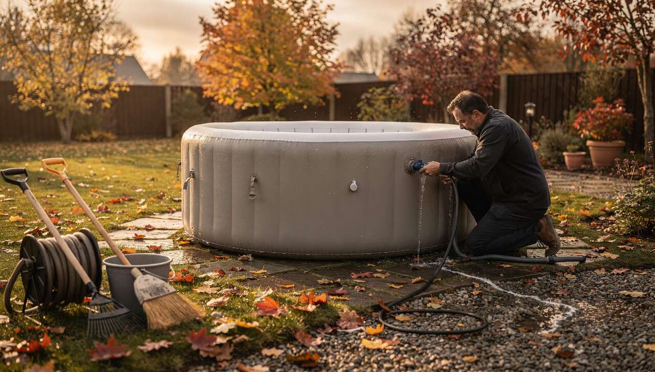 Comment vidanger efficacement l'eau de son spa gonflable
